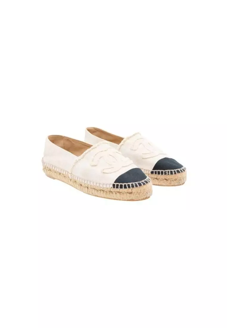 Chanel open back espadrilles new arrivals
