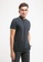 FOREST black Forest Two Tone Pique Slim Fit Polo Tipped Collar T-Shirt - 23196-01Black AED13AAFF1CC74GS_2