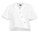 ZALORA BASICS white Button V-neck Short Sleeves Top 650D1AA3ECF977GS_5