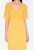 ZALORA BASICS yellow Short Sleeve Shirred Dress E54CFAA23711E6GS_3