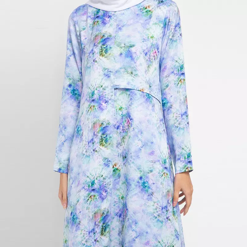 Maria Maxi Dress In Blue Print