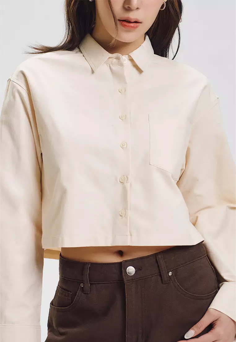 Long Sleeves Relaxed Oxford Button Down