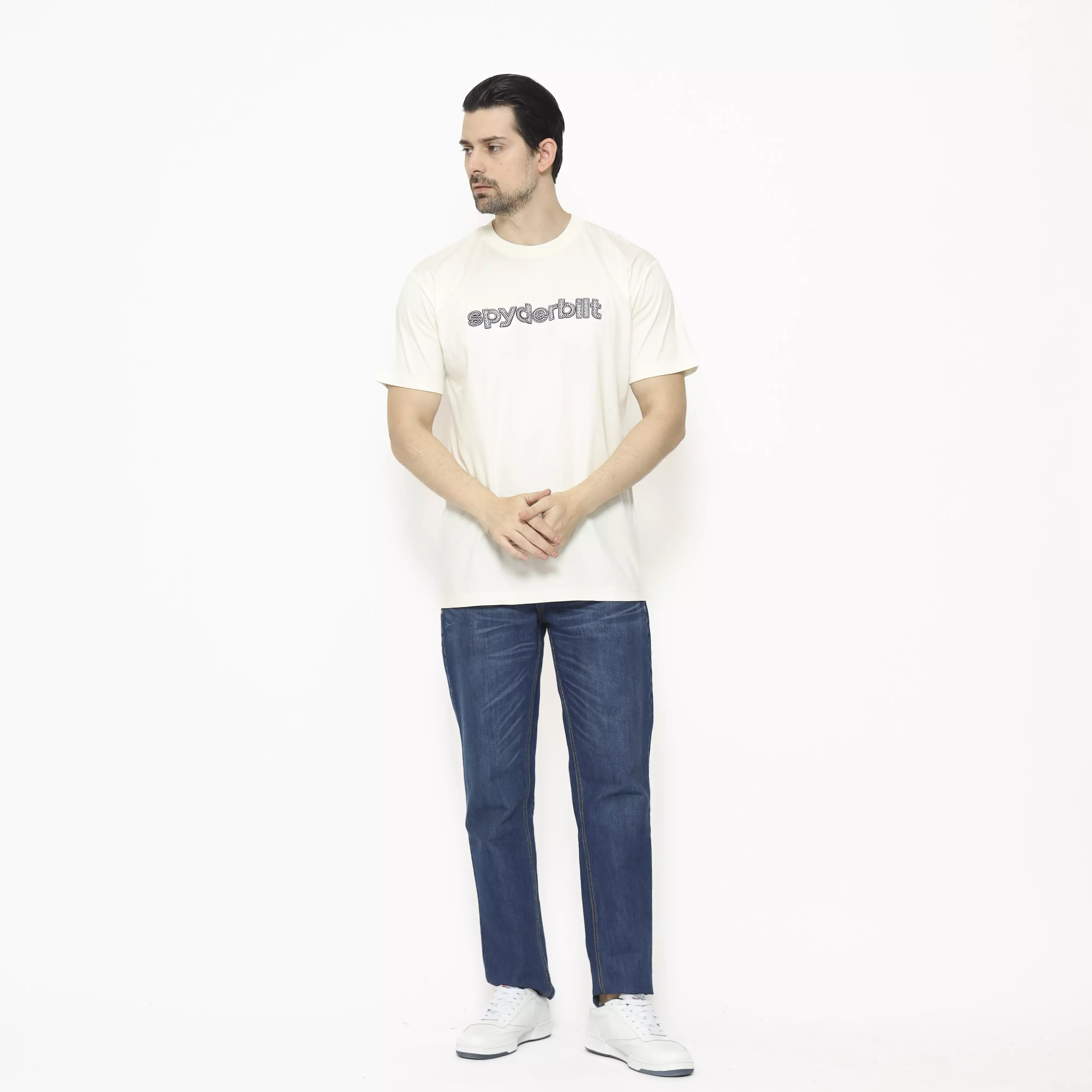 Spyderbilt Kaos lengan pendek Pria Avery Tencel Planet Surf