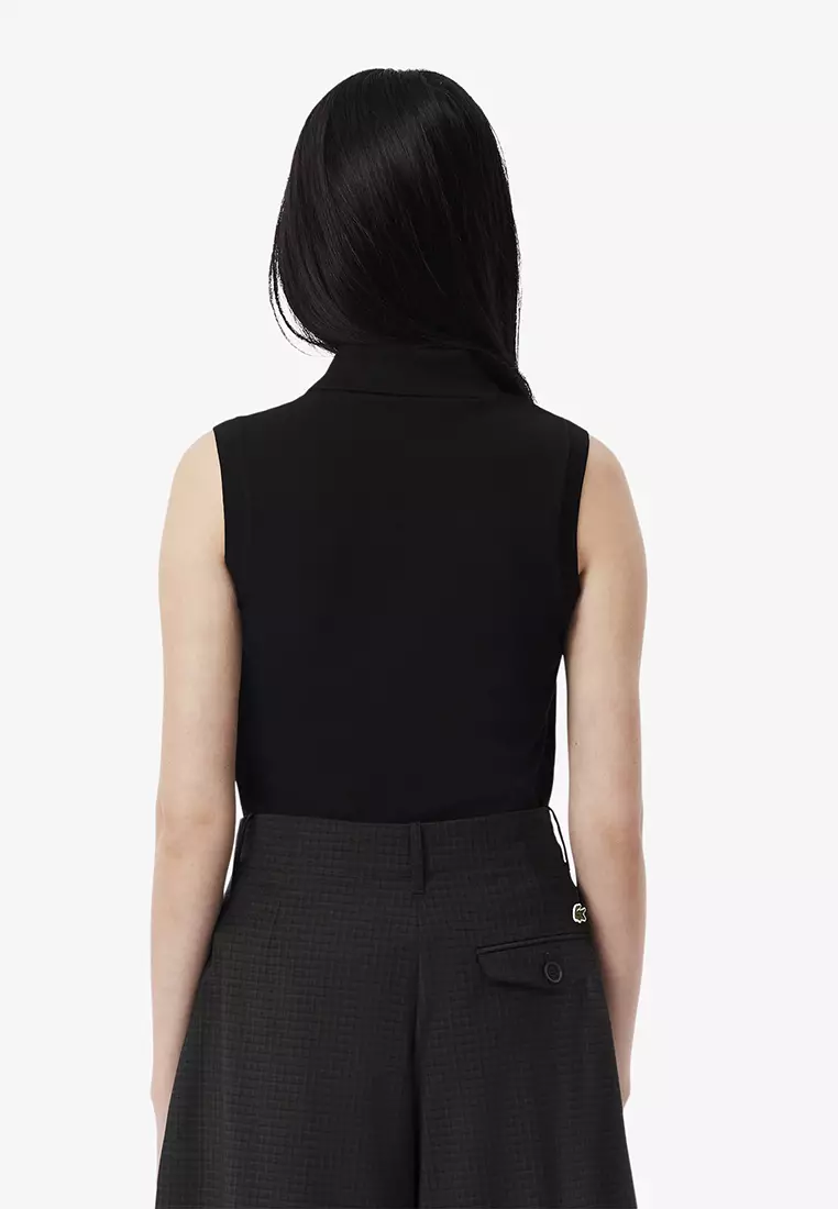 Slim Fit L.12.D Sleeveless Stretch Polo Shirt