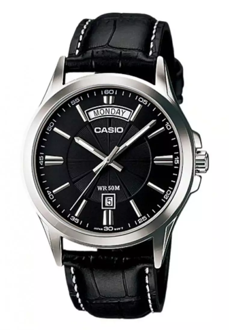 Casio strap kulit cheap