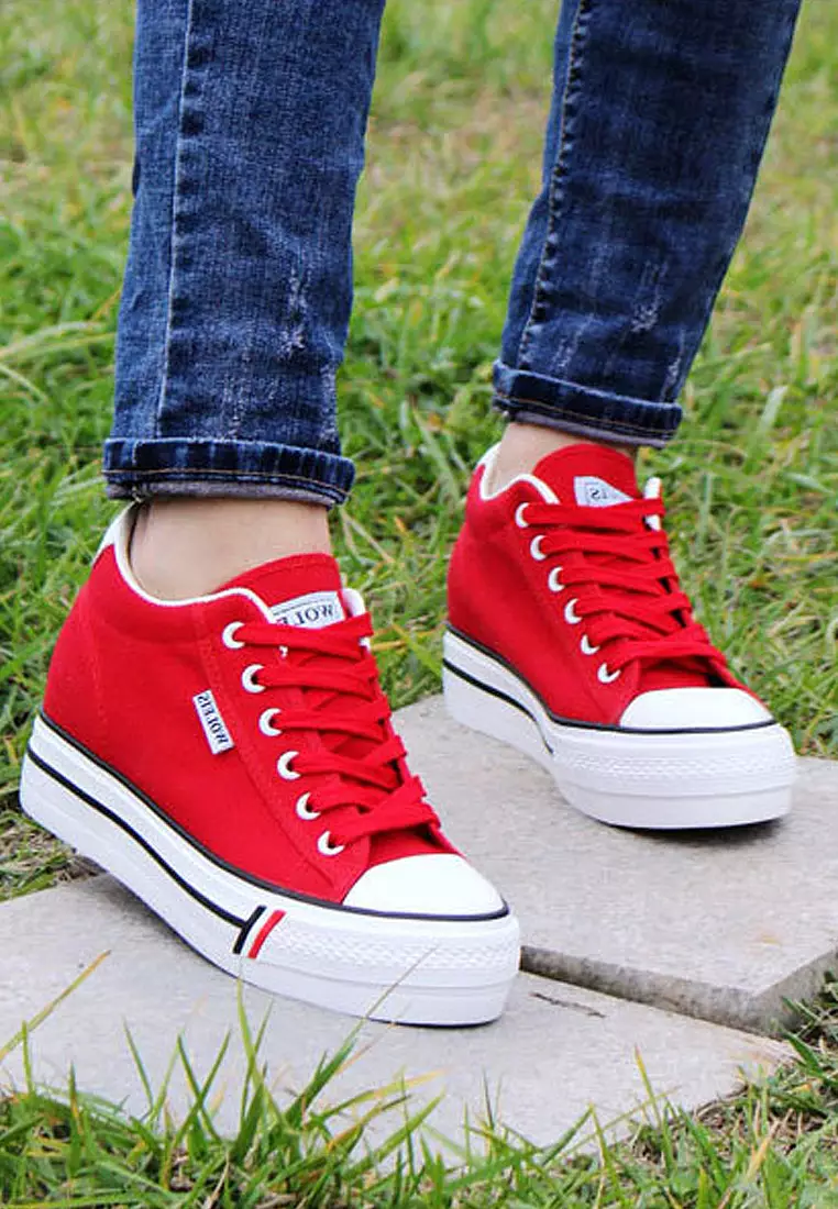 Canvas Sneakers Aliexpress Red Shoes Comfortable Casual Sneakers