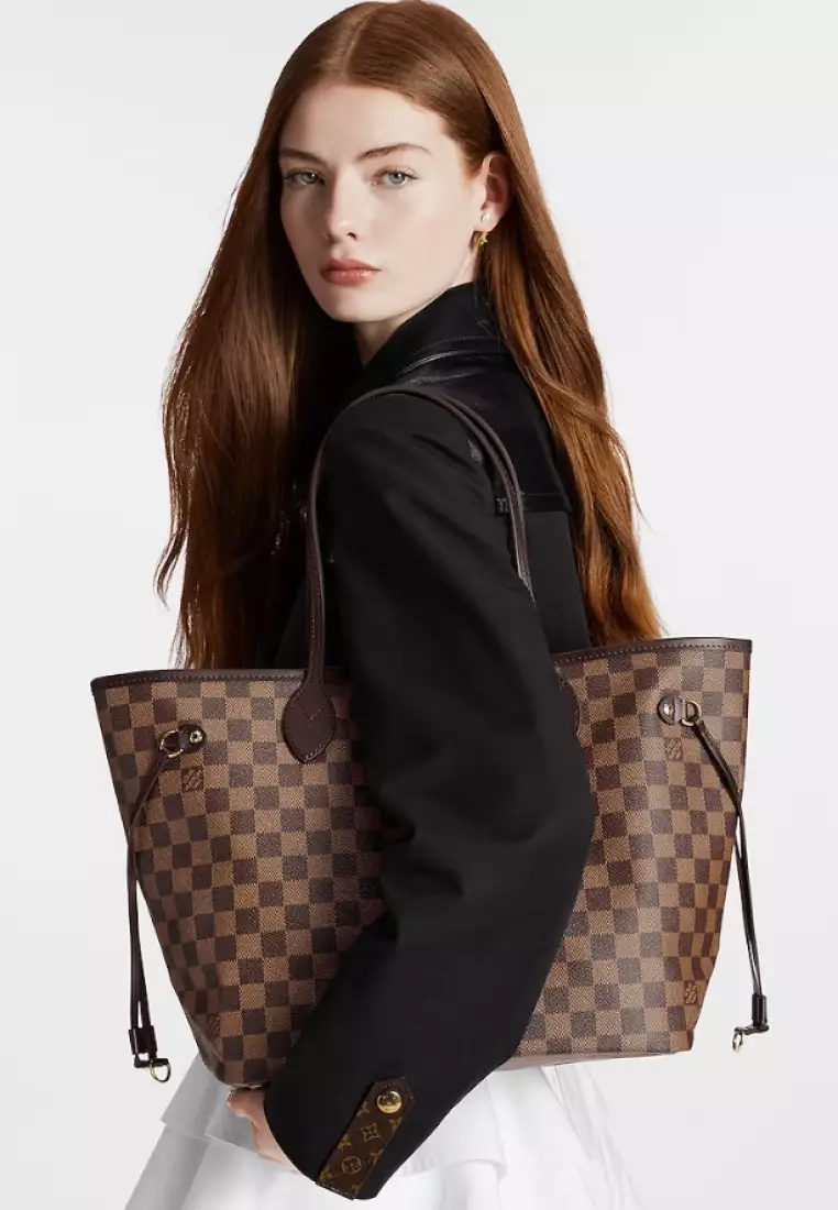 Neverfull damier 2025 ebene rose ballerine