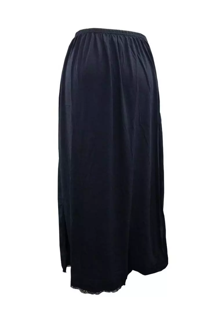 Buy Modernform International Plus Size Black Petticoat Long Skirts