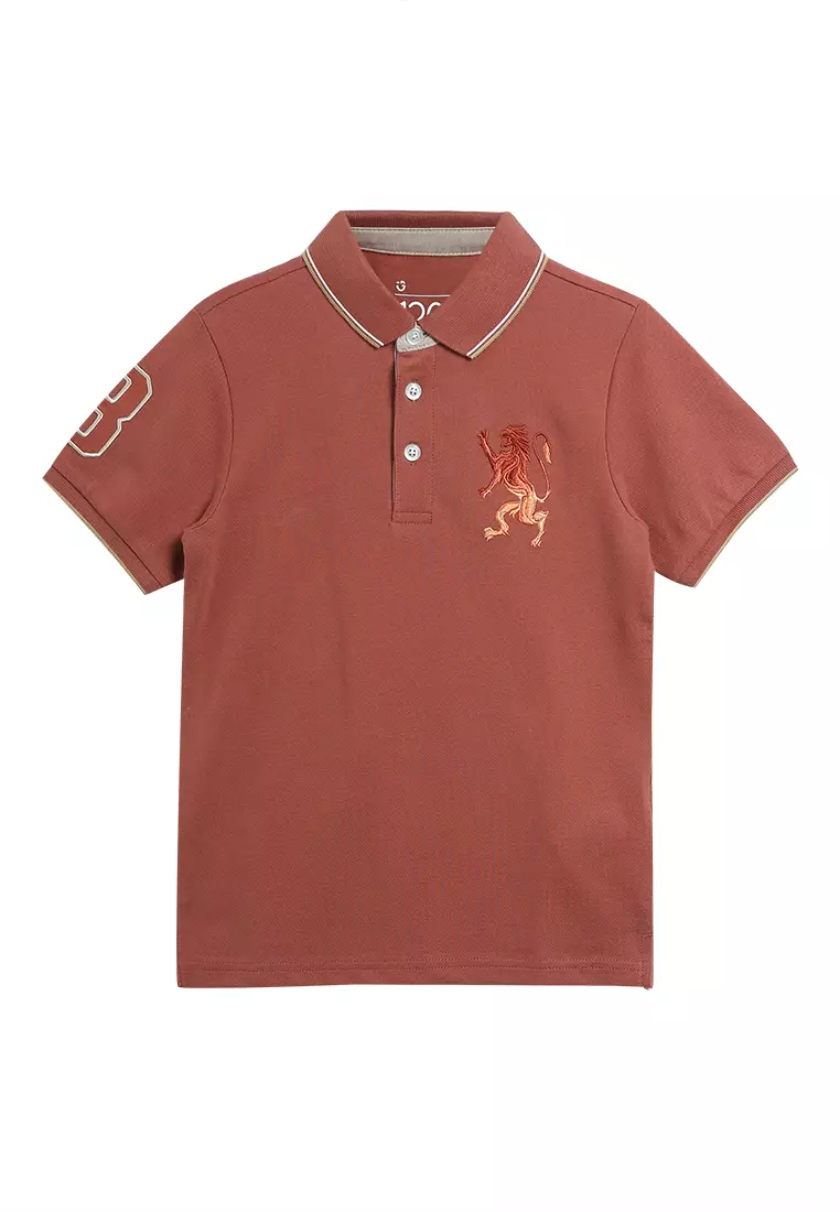 Buy Giordano Junior 3D Lion Short Sleeve Polo 03012222 Online | Zalora  Malaysia