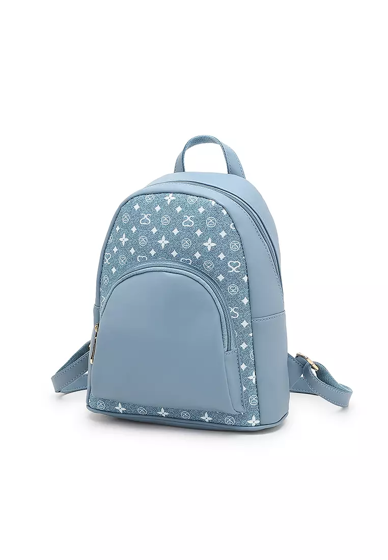 Women's Monogram Mini Backpack - Blue