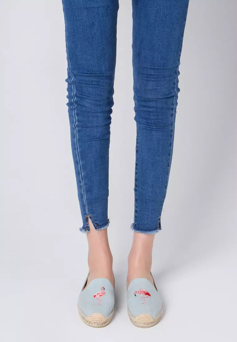 Embroidered Canvas Espadrilles HB45433