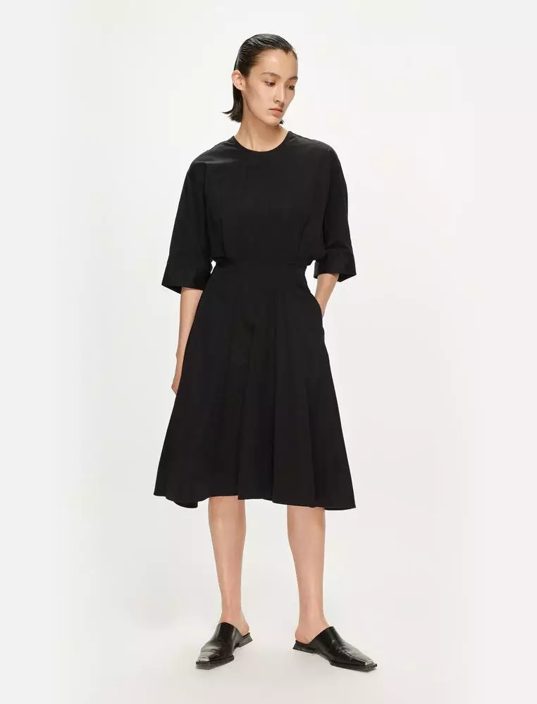 JNBY Women's Waist Cinch Ladylike Dress