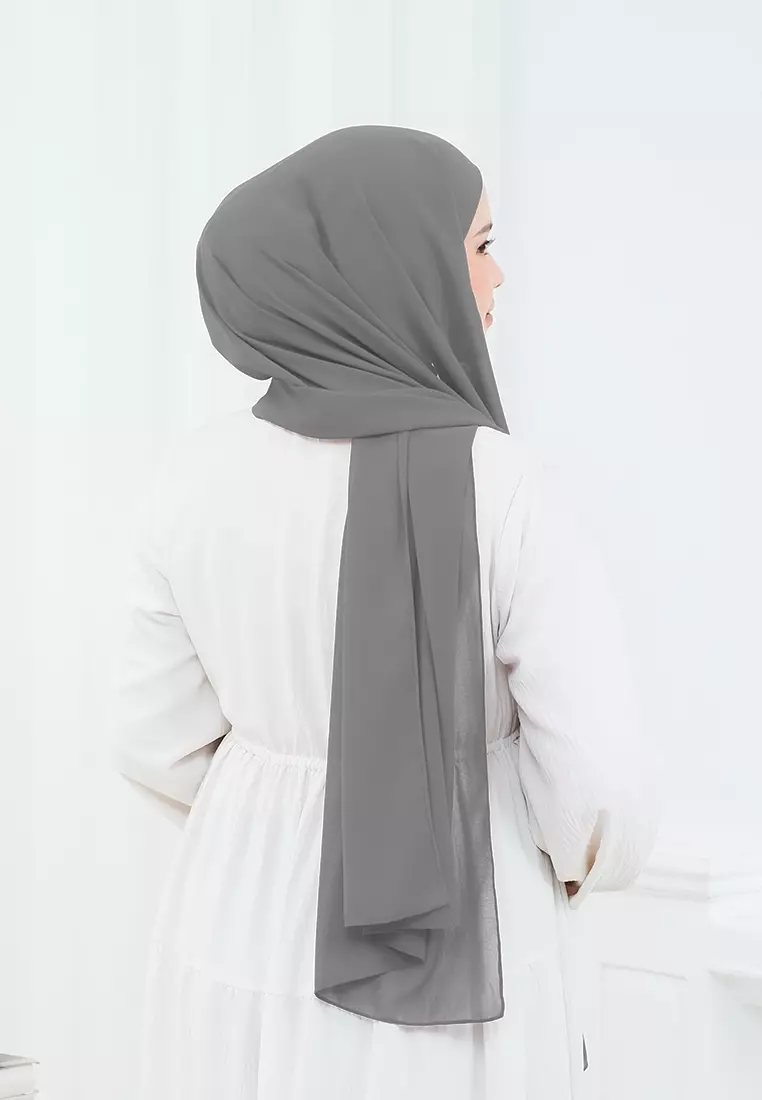 HIJAB INSTAN ELENA - MONKEY GREY