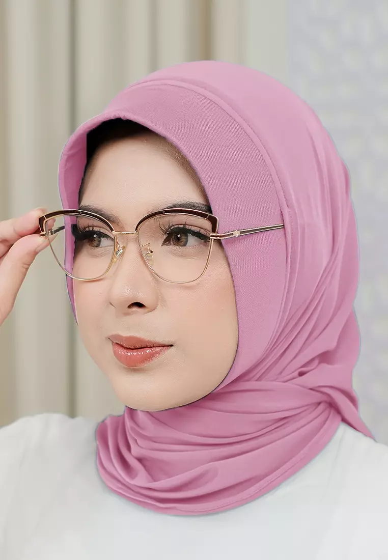 HIJAB INSTAN SOFTPAD AMEENA - BABY PINK
