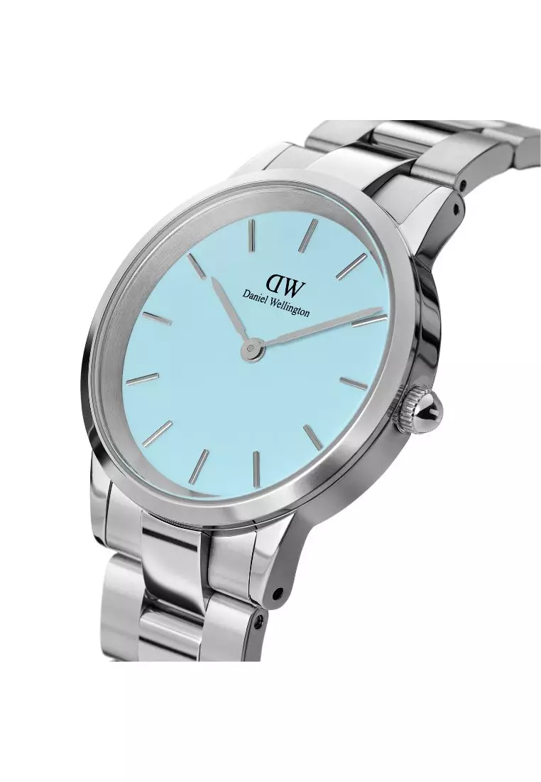 Iconic Link Capri 36mm Watch Pastel Blue dial Link strap Sliver jam tangan lelaki jam tangan lelaki Watch for women and men DW
