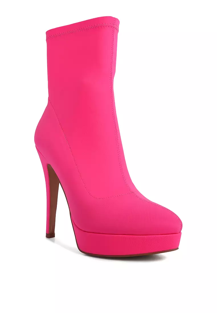 Fuchsia new arrivals ankle boots