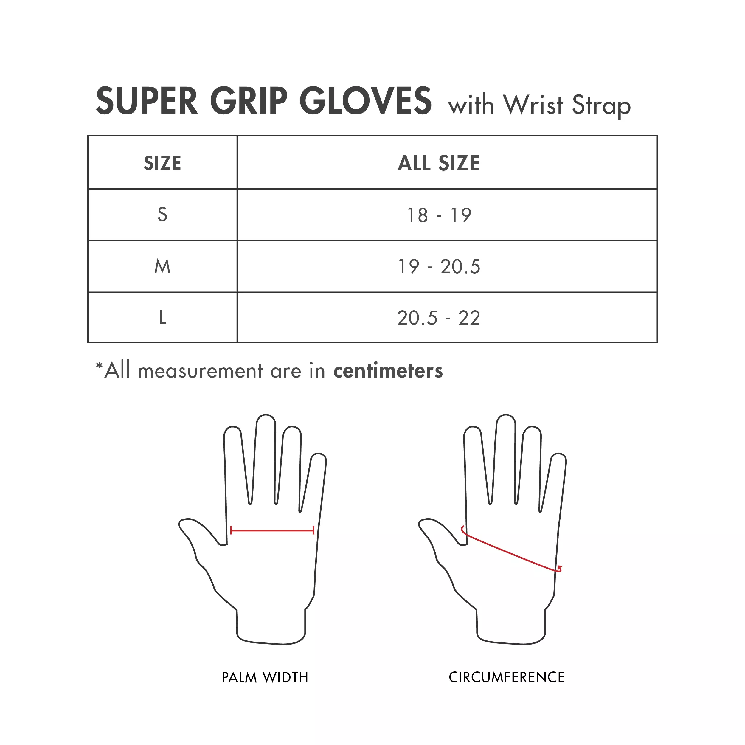 Supergrip Training Gloves