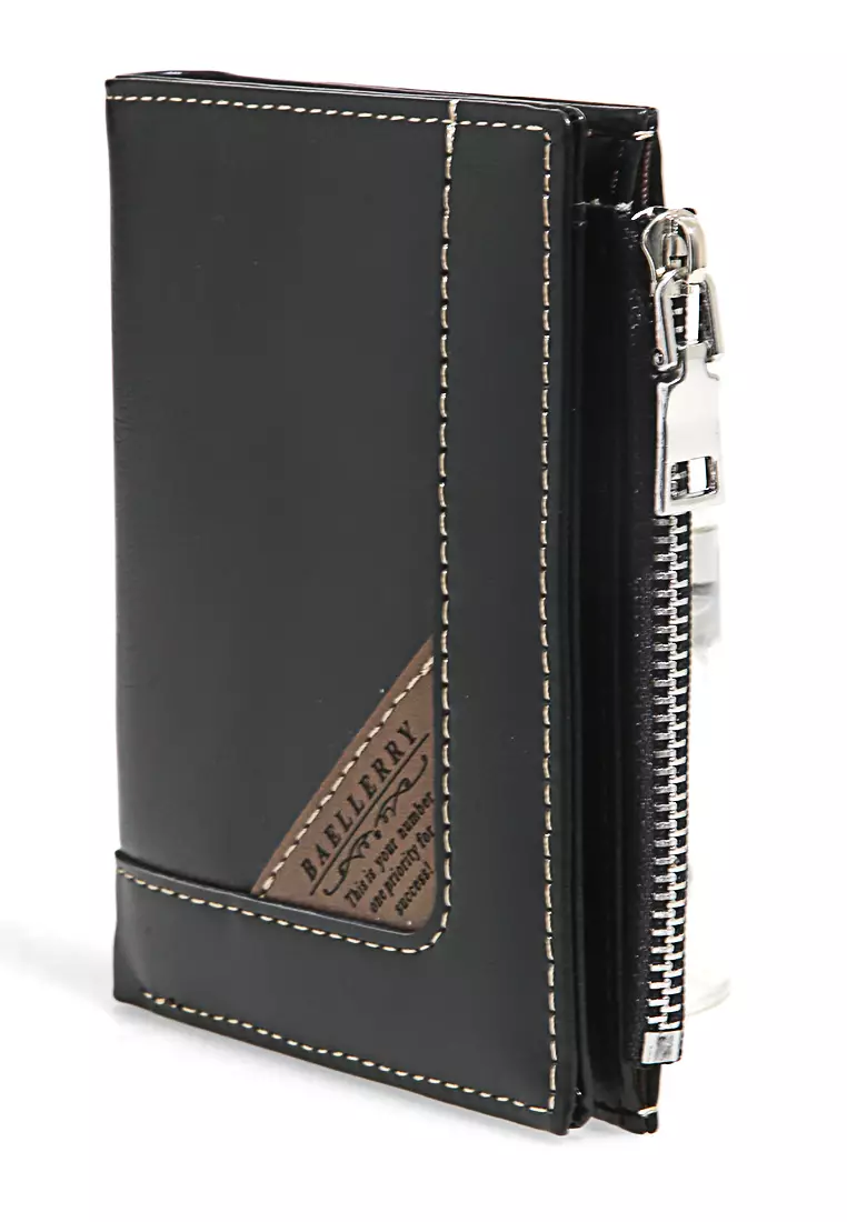 Dompet Lipat Pria Wanita Model Pendek Many Slot Material Leather ORIGINAL