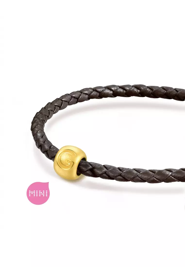 Charme 999 24K Gold Letter G Alphabet Charm 92902C (Bracelet not included)