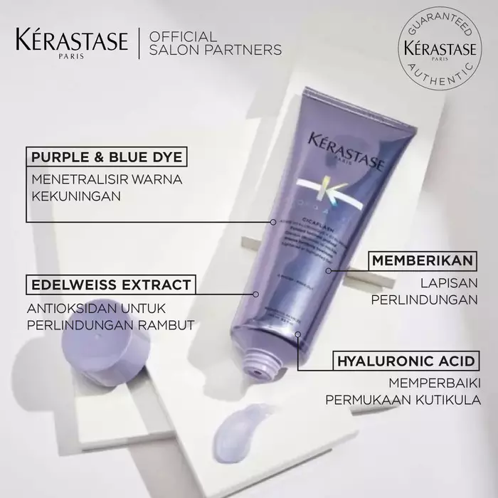 Kerastase Bain Ultra Violet Shampoo Rambut Bleaching & Cicaflash 250ml