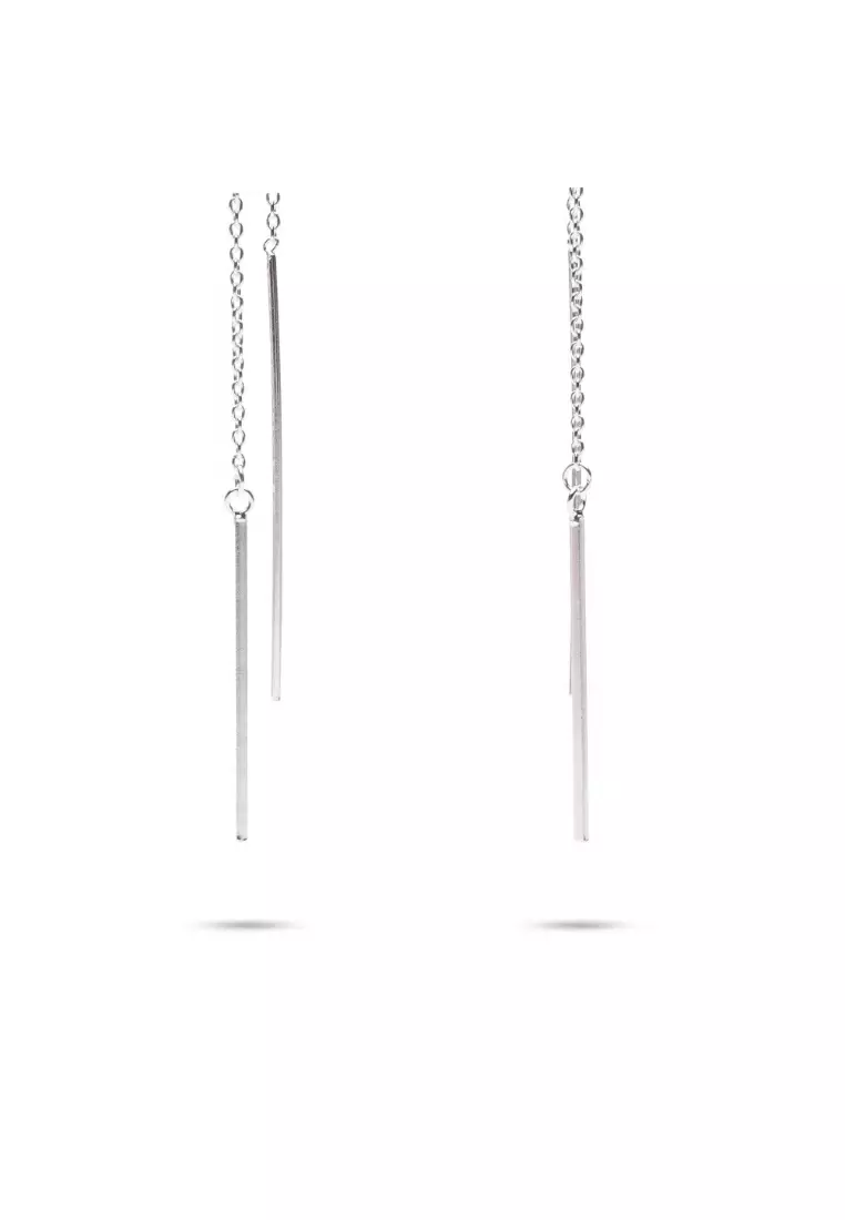 Dainty threader cheap earrings