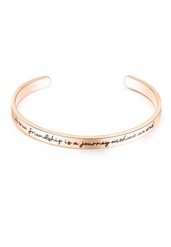 Air Jewellery gold Luxurious Friendship Inspirational Bracelet In Rose Gold 76197ACCEBBCA7GS_1