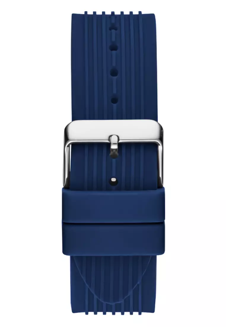 Guess Poseidon GW0268G3 - Jam Tangan Pria - Blue - Rubber Strap