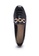 London Rag black Croc Textured Metal Show Detail Loafers in Black 2EBFESH1DBE8F9GS_6