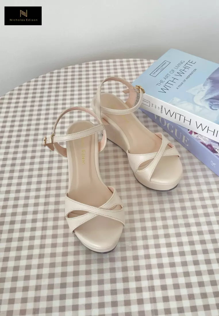 Nicholas Edison Wedge Ida Cream