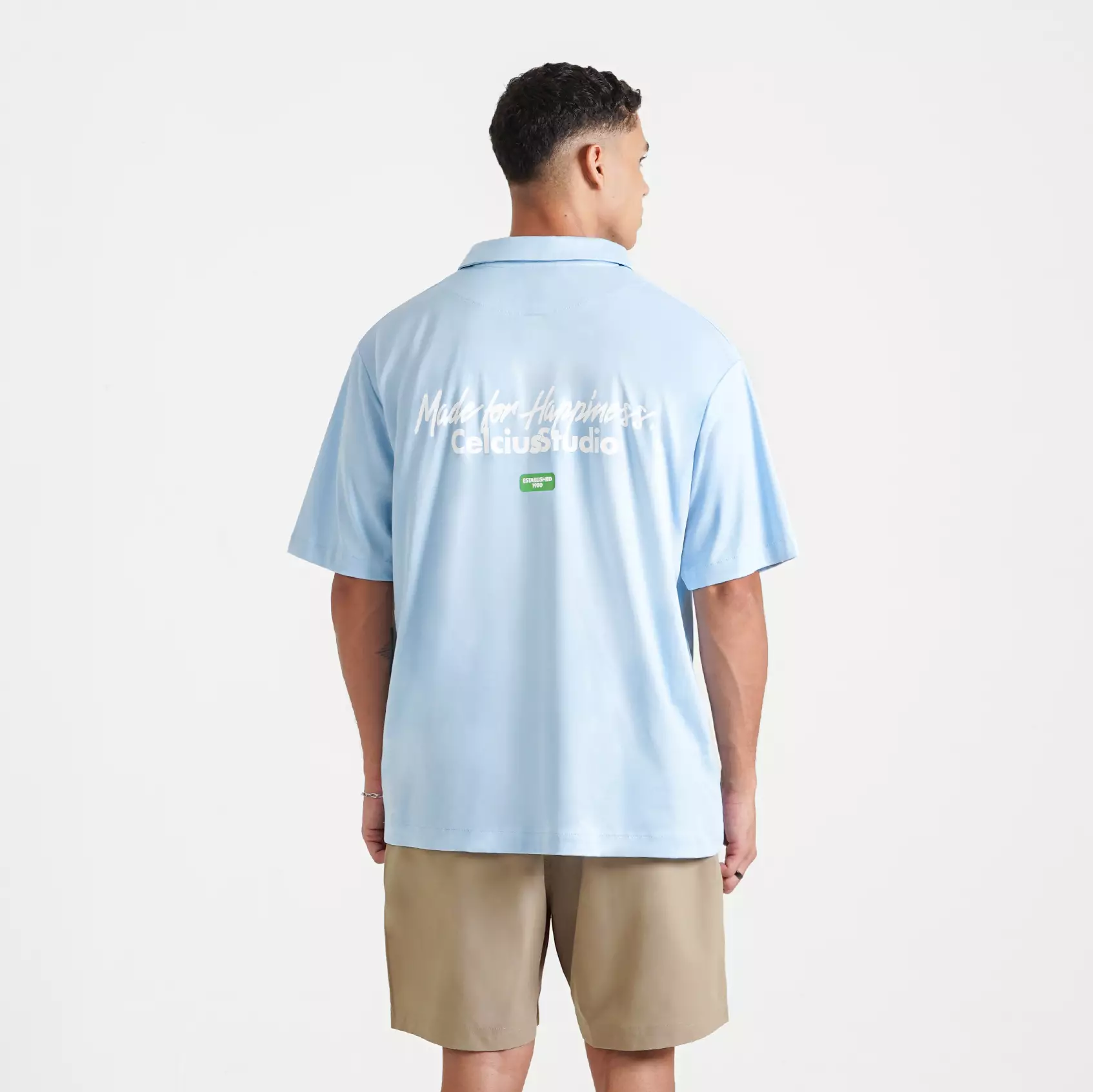 CELCIUS Polo Shirt LIN001337C Baby Blue