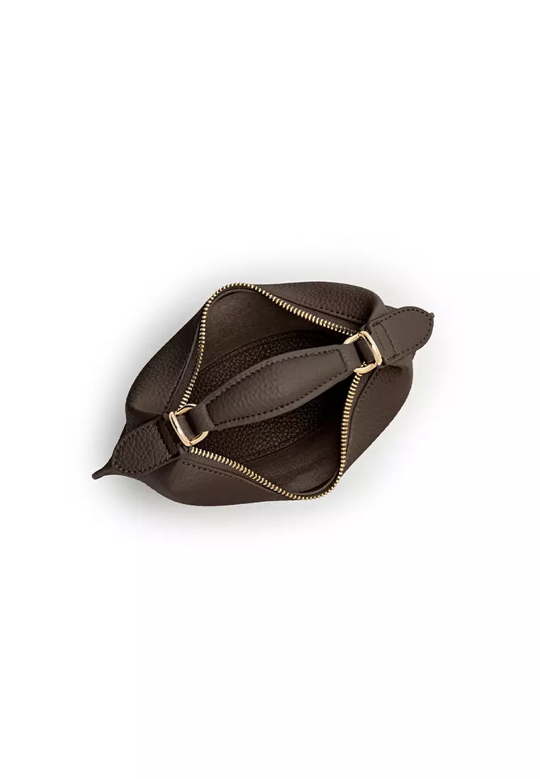 Kuki Mini Bag Togo - Dark Oak