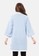 MKY CLOTHING blue Checker Puff Sleeve Knit Cardigan in Blue 89397AAA009ACDGS_3