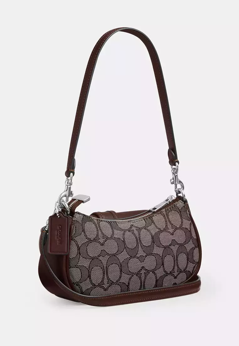 Ashton Mini Shoulder Bag In Signature Jacquard