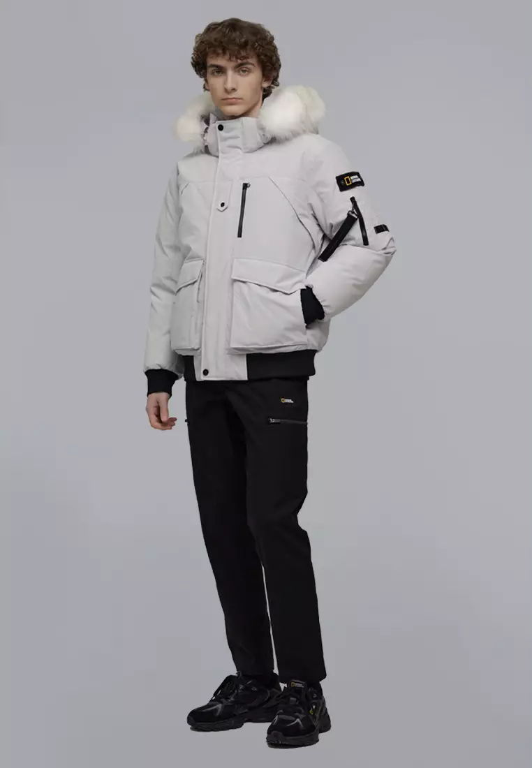 男裝TARUGA連帽羽絨外套