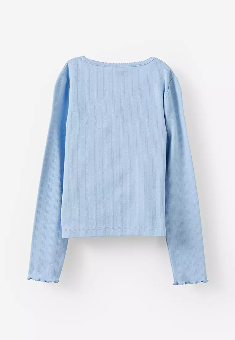 Emma Button Through Long Sleeves Cardigan