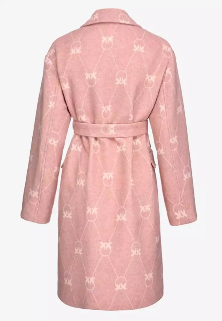 Buy Pinko Monogram coat 2025 Online | ZALORA