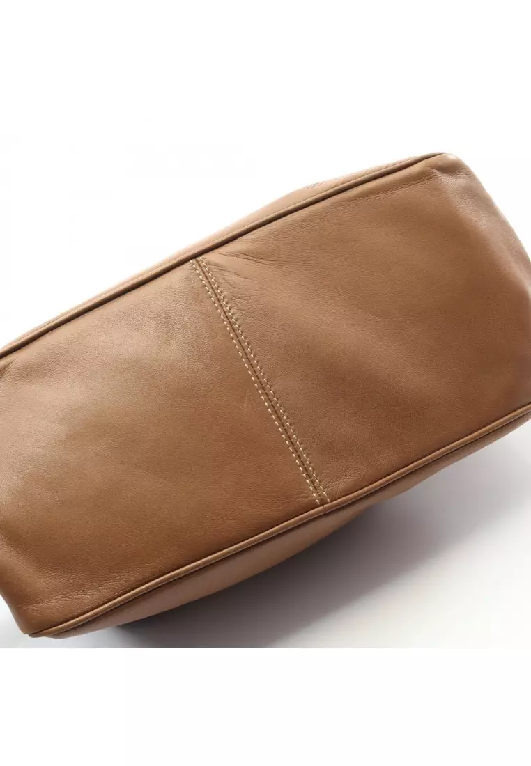 Pre-Loved LOEWE Anagram Shoulder bag leather black