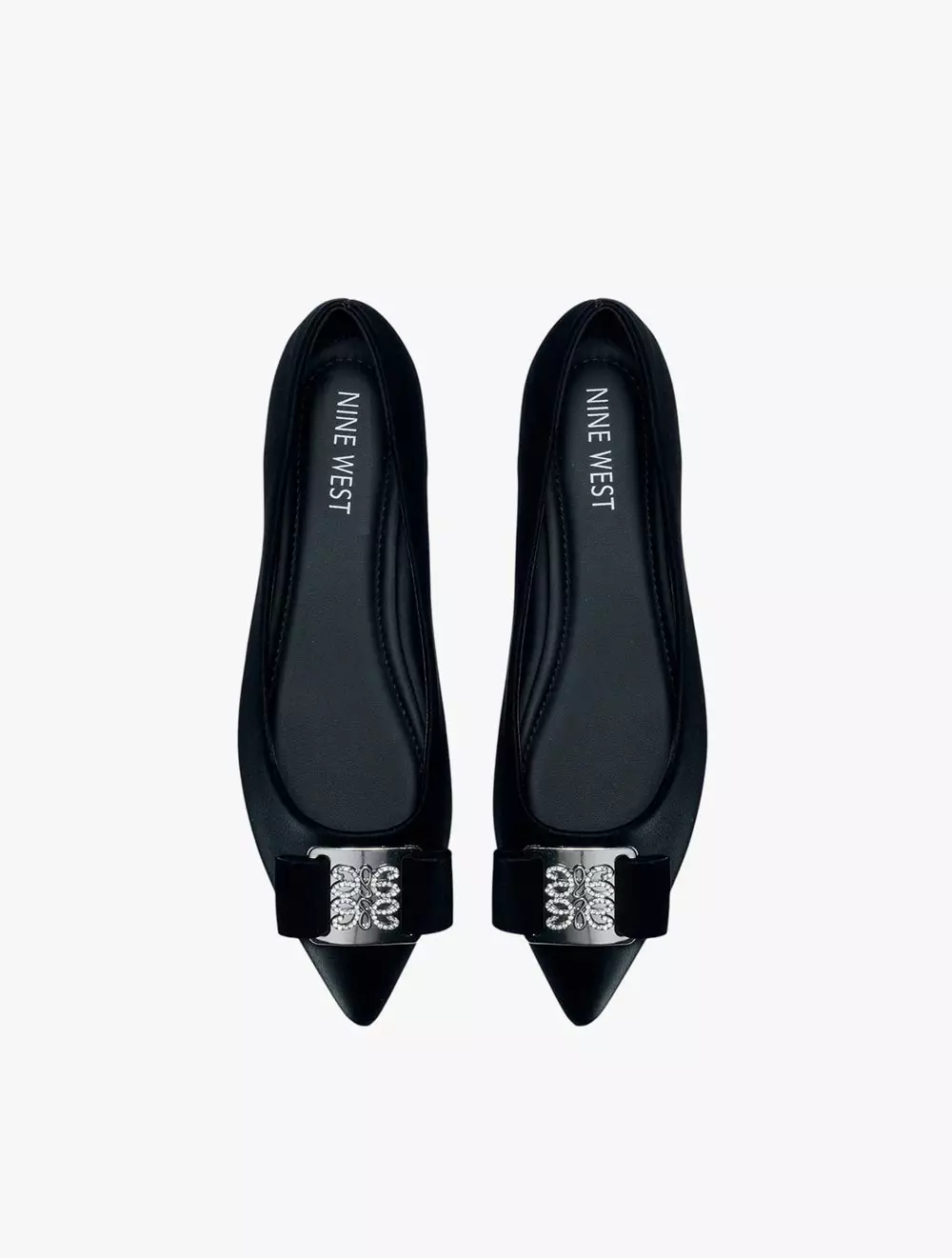Payless Nine West Womens Zalina Flats - Black_15