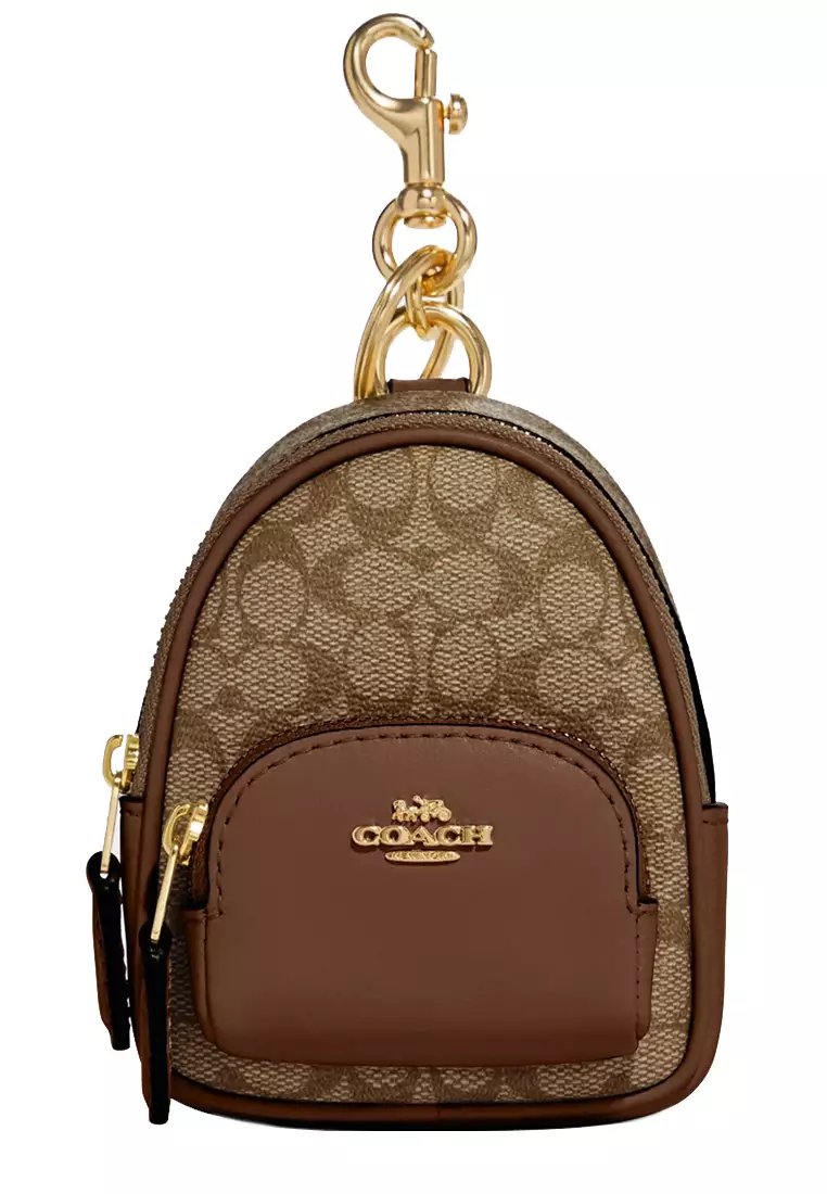 Coach outlet backpack keychain