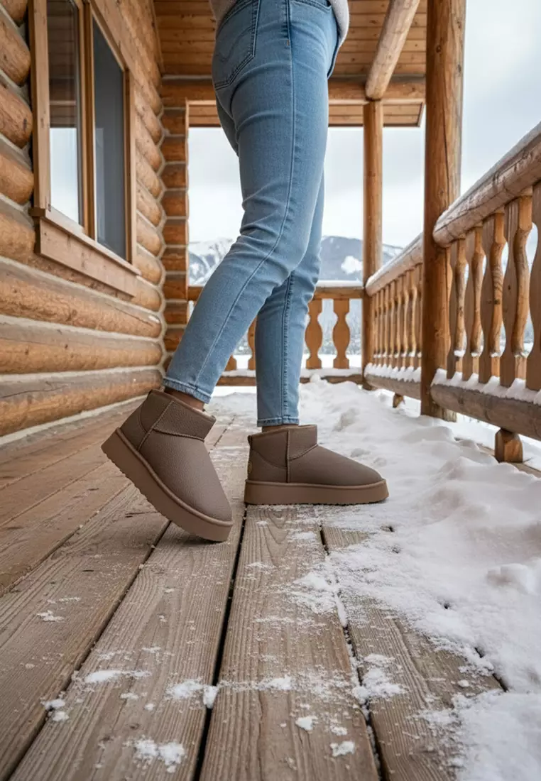 Round Toe Ankle Boots