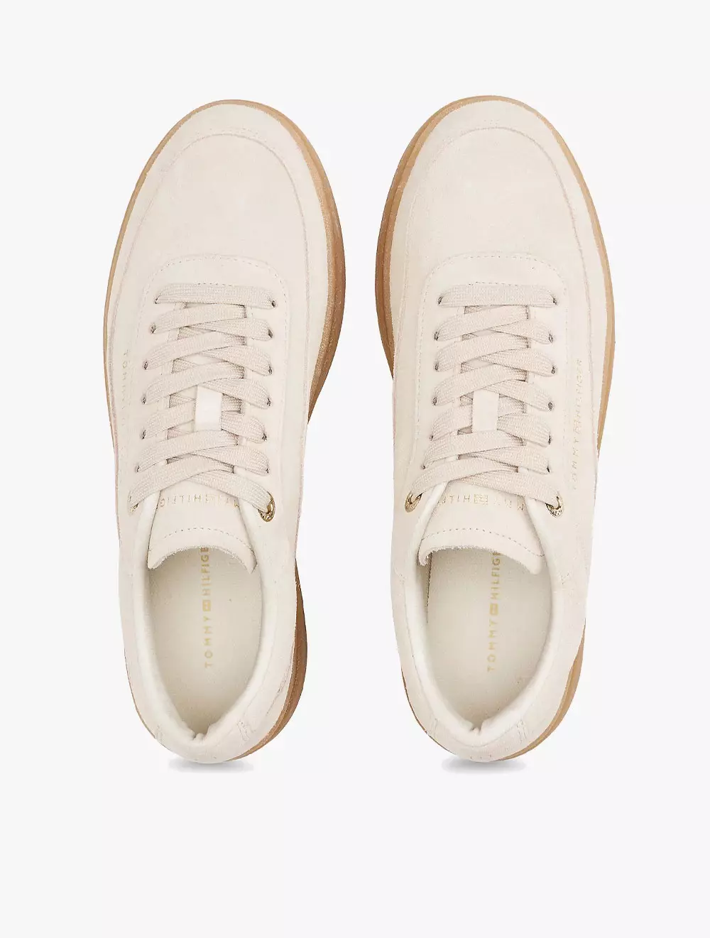 Tommy Hilfiger - Suede Embossed Court Trainers