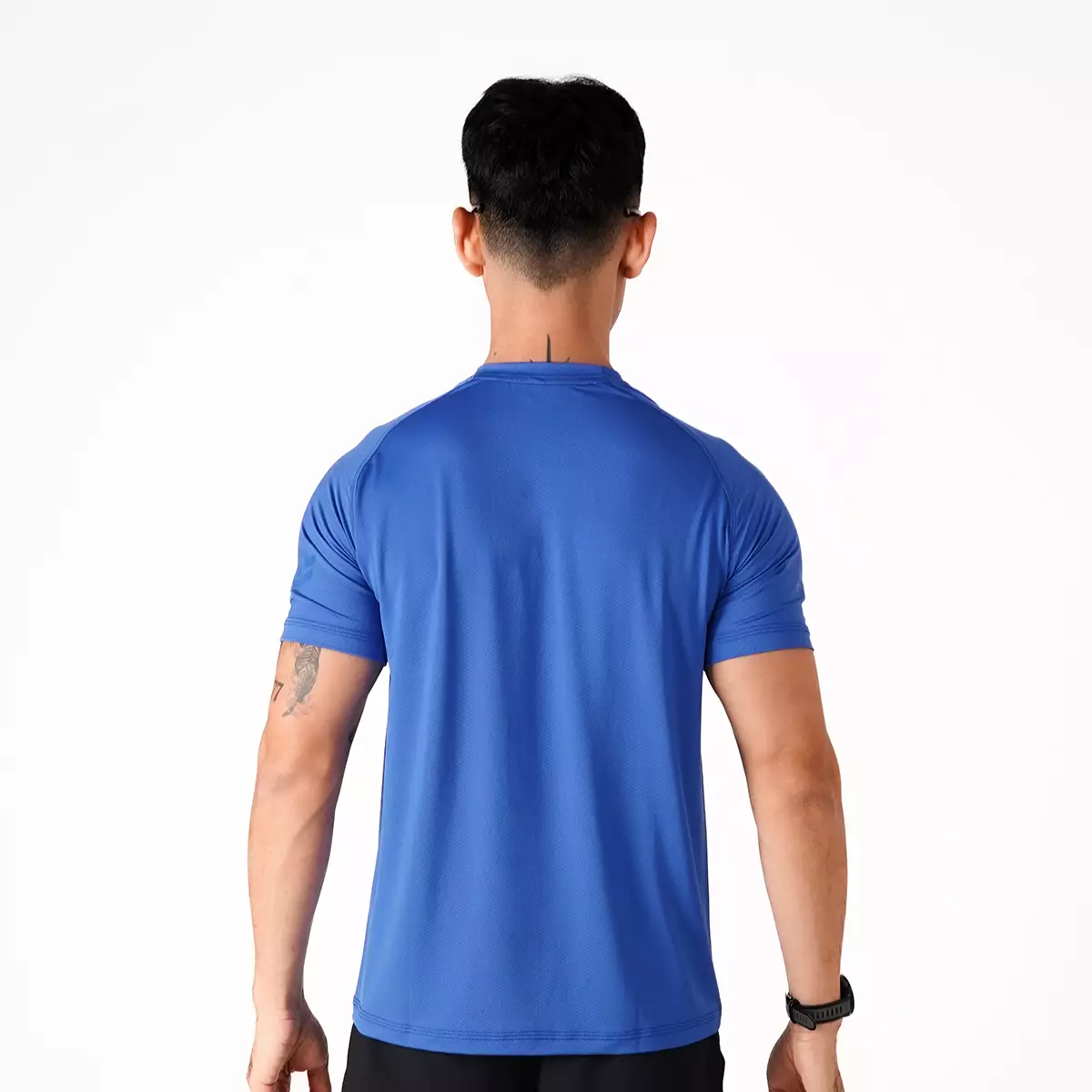 Tiento Jersey Running Men Kaos Olahraga Pria Baju Lari Quick Dry South Blue