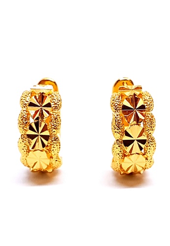 BELLE LIZ gold Charlotte Gold Simple Fabulous Earrings 9E33DAC33FA15BGS_1