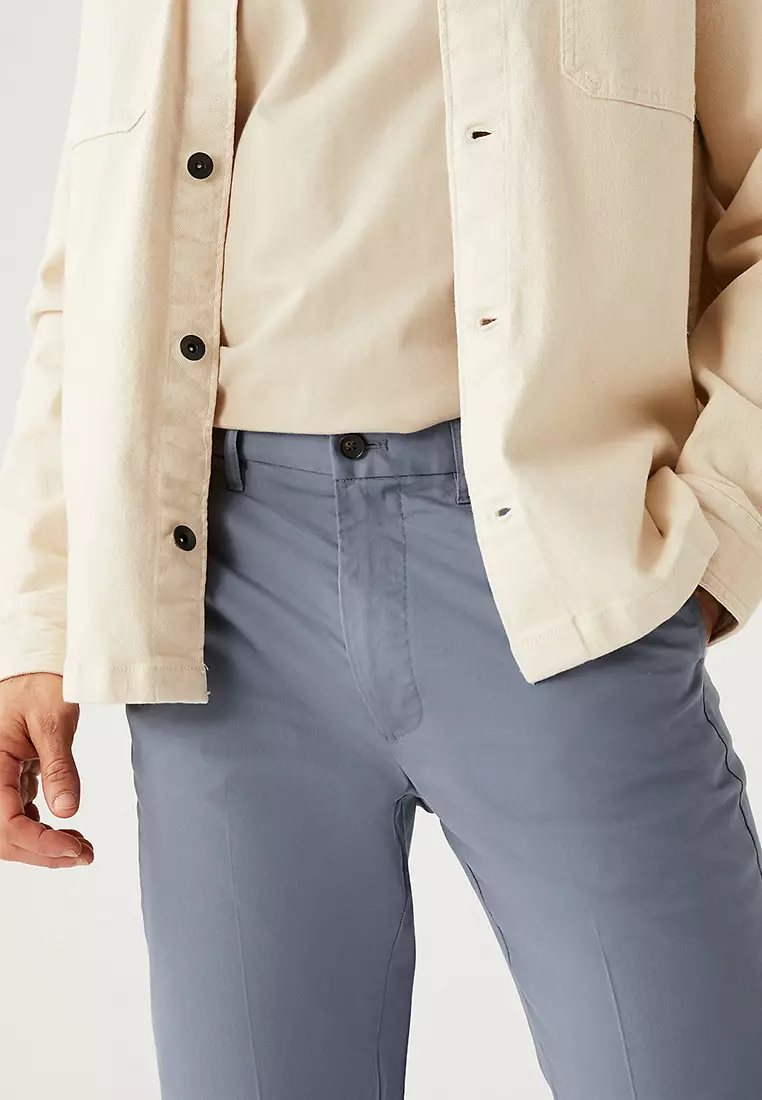Regular Fit Cotton Rich Super Lightweight Chinos