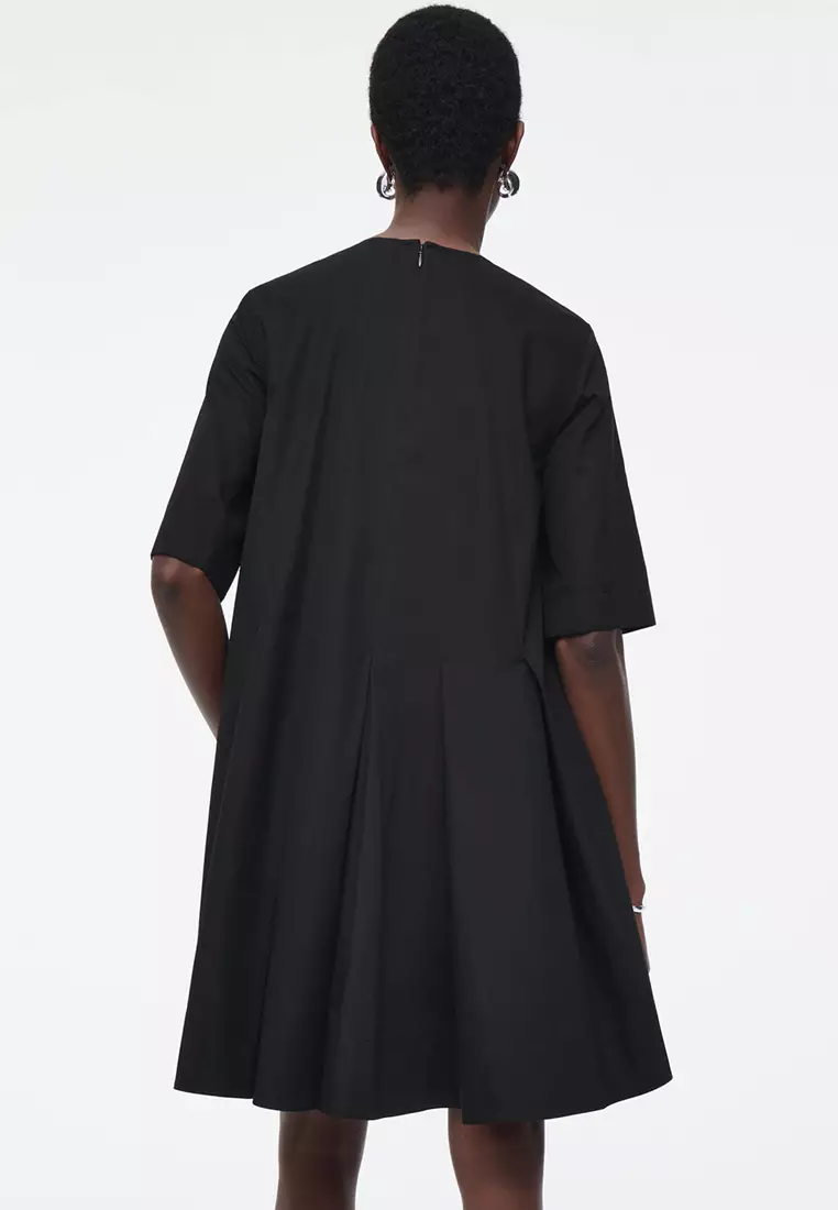 Pleated Skirt Cos Black Pleated Dress COS Pleated-skirt T-shirt