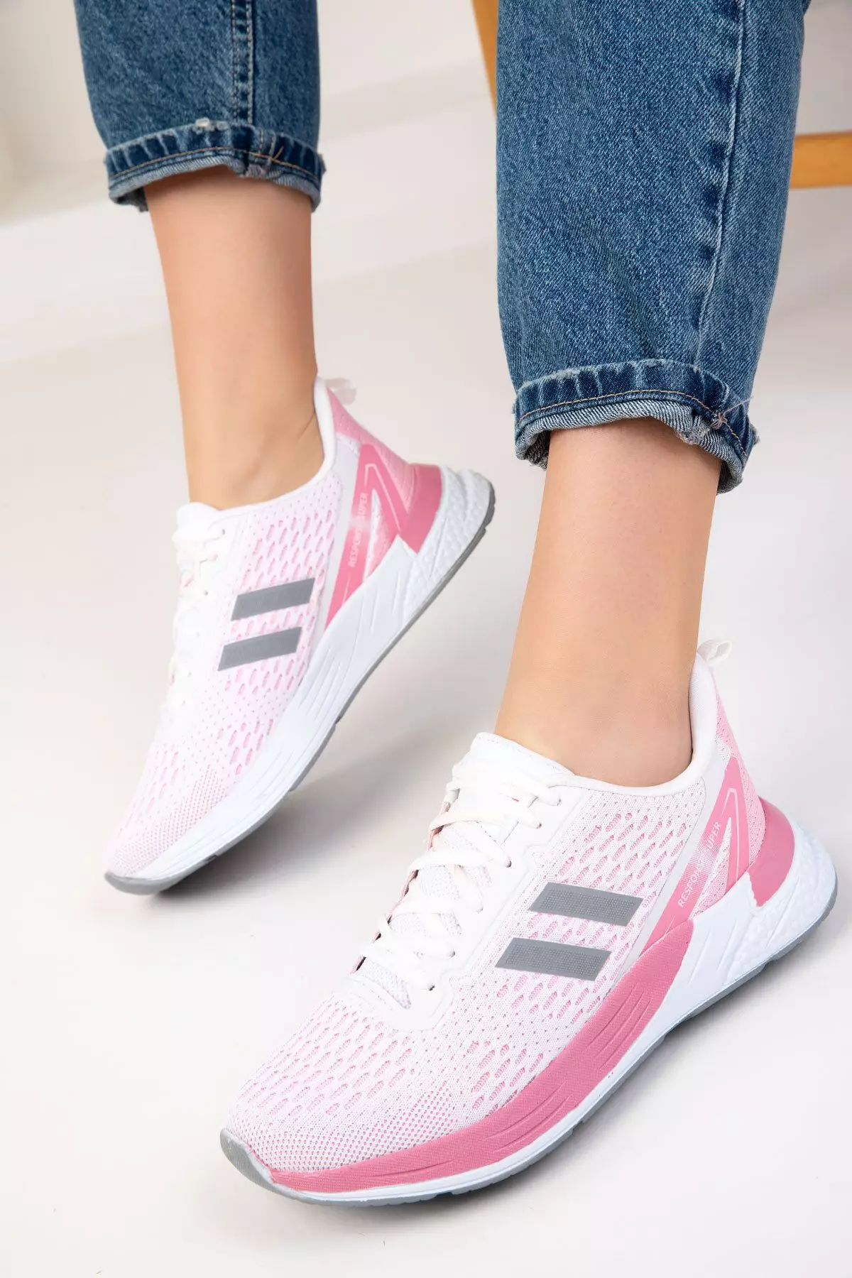 Discount on Soho  shoes - SKU: White/Powder Sneakers