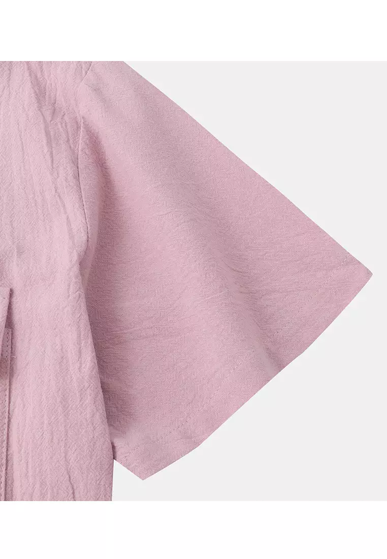 Loose Square-neck Linen Shirt YL-SKD01