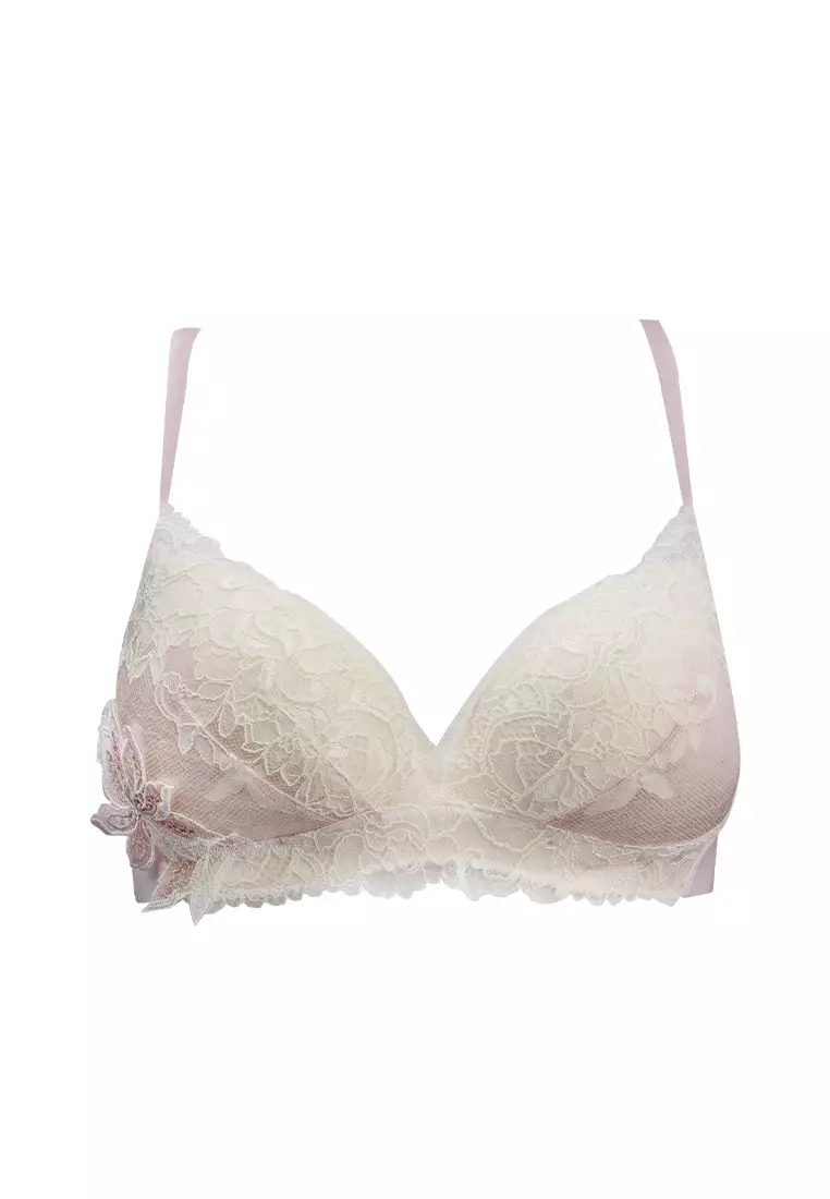 Lace Panelled Prosthetic Non-Wired Bra