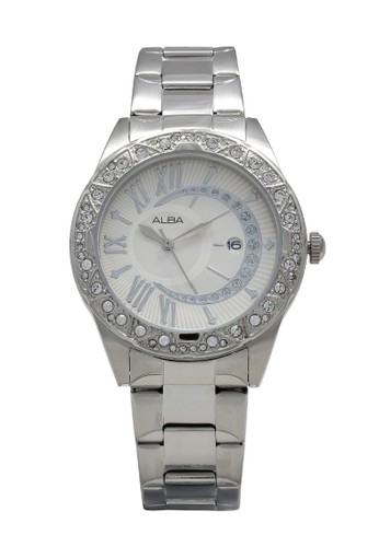 Jual Alba Alba Jam Tangan Wanita Silver Stainless Steel Axhh33 Original Zalora Indonesia