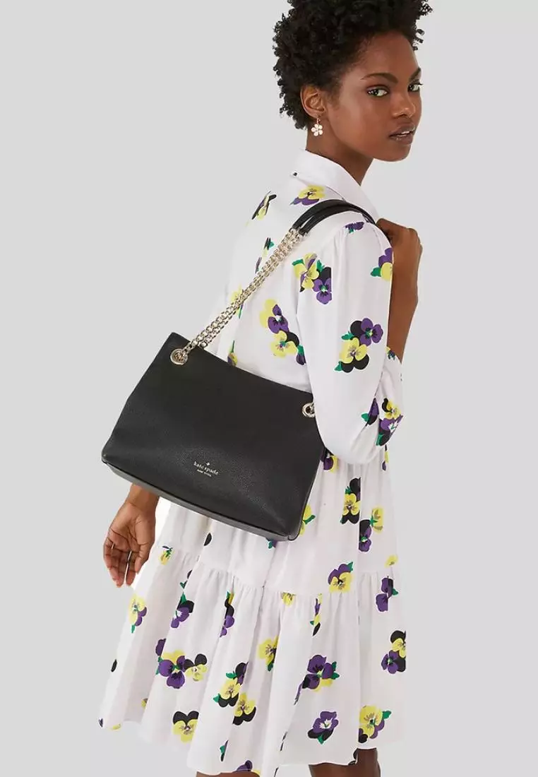 Jual Kate Spade Kate Spade Halle Chain Shoulder Bag Black Original